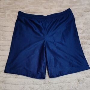 Aged Boy's Blue Athletic Shorts